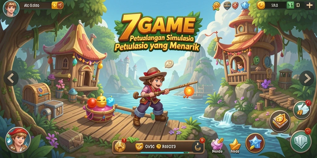 Tampilan gameplay yang memukau di dalam 7GAME.