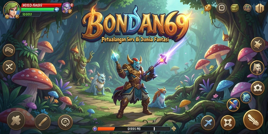 Tampilan gameplay seru dan menantang di BONDAN69.