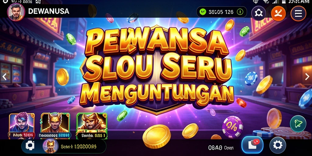 Tampilan menang di permainan Slot DEWANUSA yang mengasyikkan.
