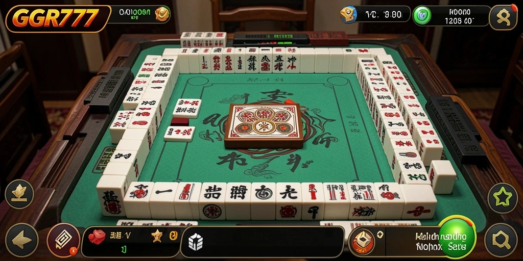 Tampilan gameplay GGR777 menunjukkan keseruan permainan Mahjong.