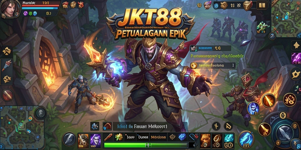 Tampilan gameplay JKT88 yang penuh aksi dan petualangan.