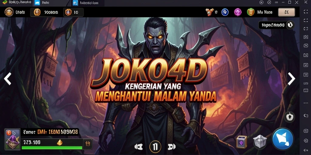 Tampilan gameplay menegangkan di <strong>JOKO4D</strong> dengan suasana Horror yang mencekam.