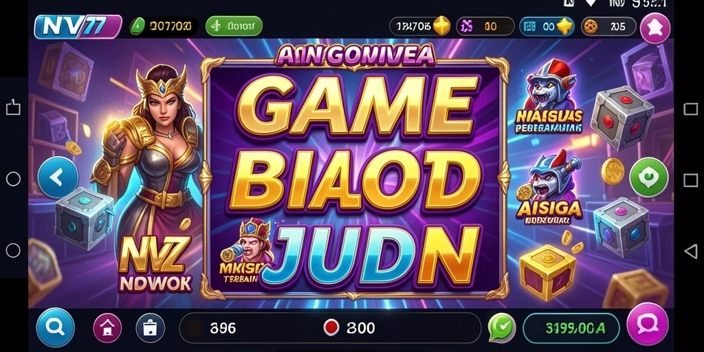 Screenshot gameplay NV77 dengan tema Slot yang menarik dan grafis memukau.