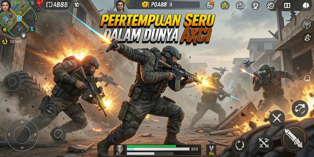 Screenshot gameplay aktif di POA88 menampilkan aksi mendebarkan dan taktis.