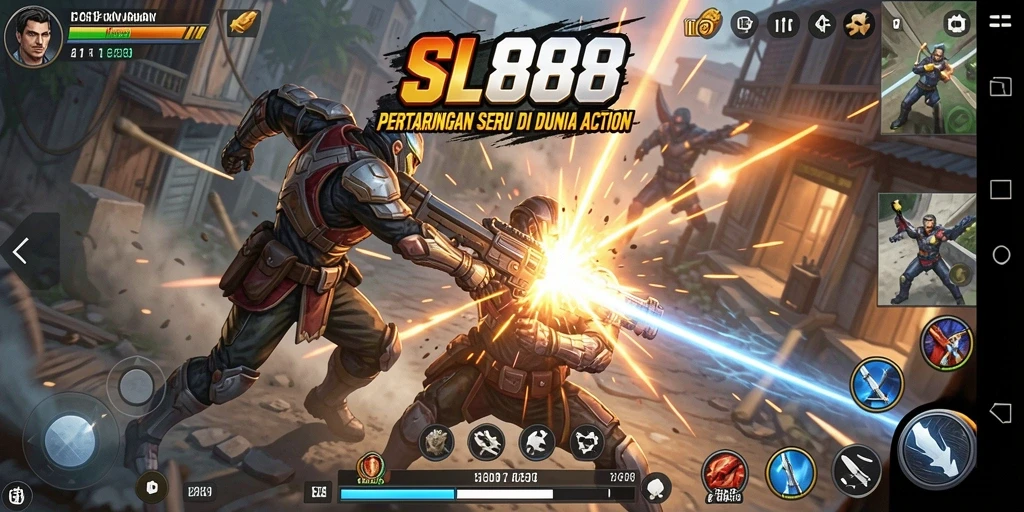 Tampilan gameplay SL888 yang mendebarkan dan penuh aksi.